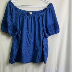 Mason & Belle Blue Women's Blouse